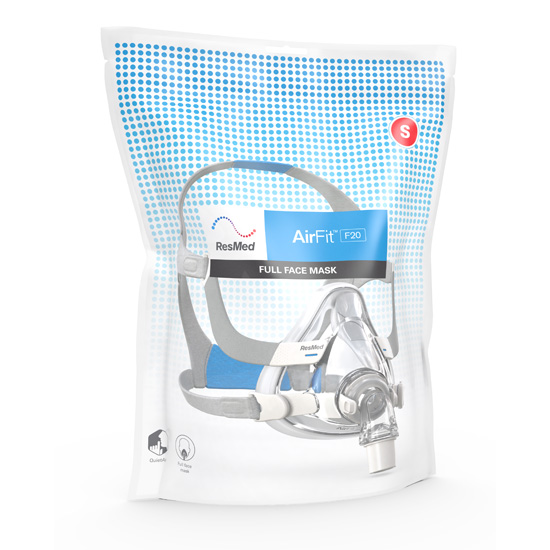 Masque facial AirFit™ F20, bulle InfinitySeal™